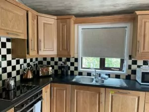 Log Cabins at Galgorm Resort and Spa Village Blinds and Shutters Blackout Roller Blinds