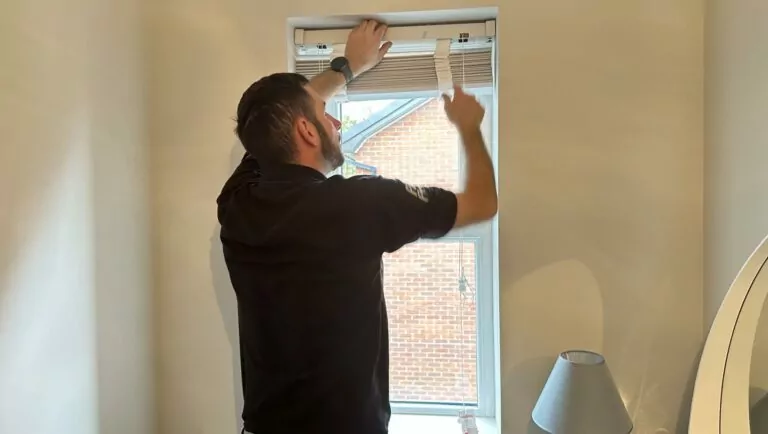 Professionally fitted blinds at Village Blinds and Shutters Northern Ireland