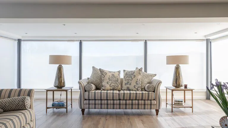 best living room blinds for 2024 roller blinds modern contemporary style Northern Ireland