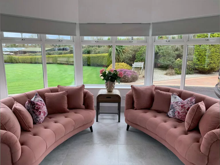 5* Living Room Blinds & Shutters Beechmount | Stunning Custom Designs Bay Window Blinds Northern Ireland