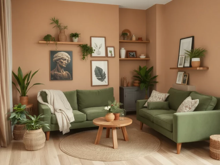 Earthy Tones in 2025: Embracing Nature’s Warmth in Your Home Village Blinds and Shutters Warm Living room