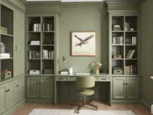 Colour Drenching Trends 2025 | Bold Home Design Inspiration Colour Drenched Home Office