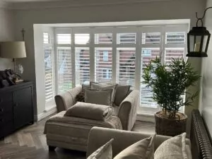 Bay Window Shutters in Dunmurry, BT17 | Elegant & Practical Village Blinds and Shutters Northern Ireland