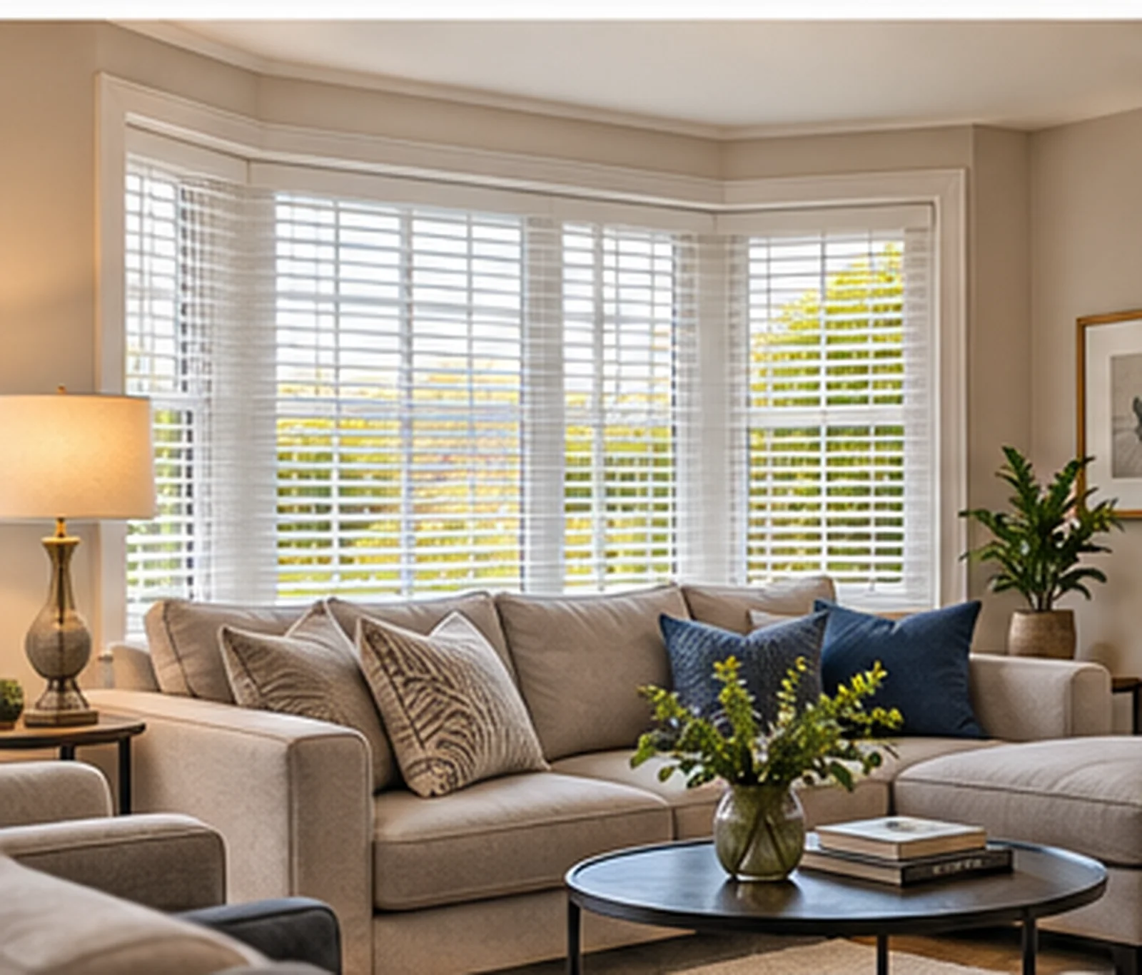 Beverley Garden Village Newtownards Blinds in a family living room