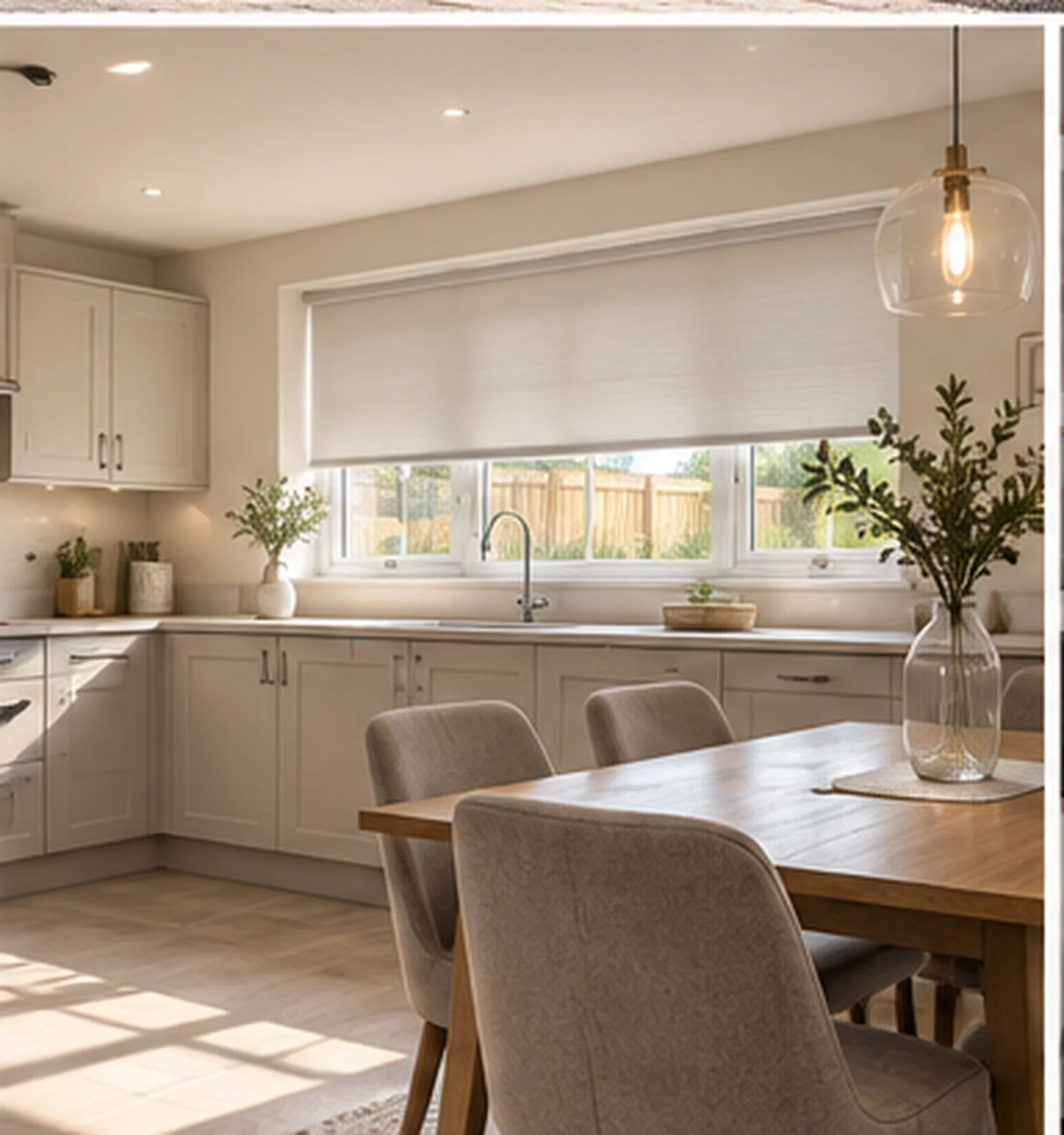 Castletown Brae Fintona kitchen and dining blinds