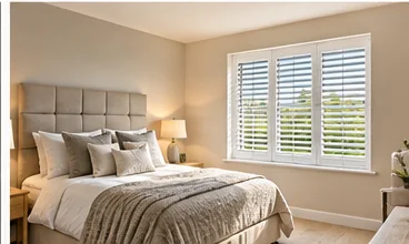 Edenbrook Grove Banbridge Blinds in a modern new build bedroom