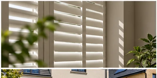 White plantation shutters for an Edenbrook Grove Banbridge living room