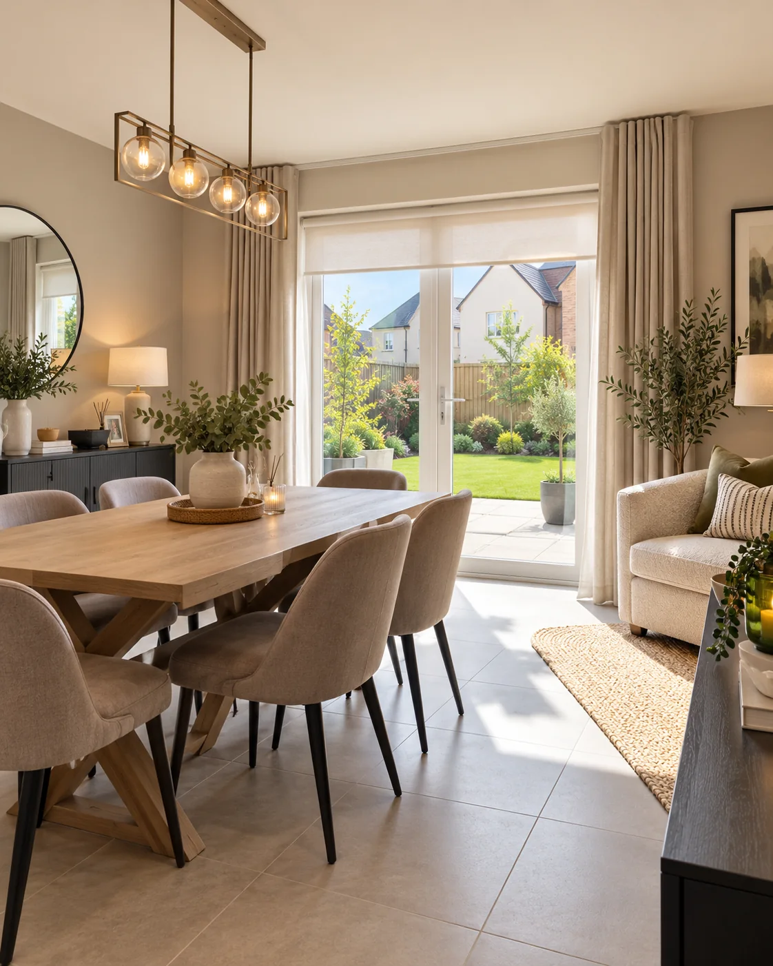 South Lake Park Craigavon blinds for glazed garden doors
