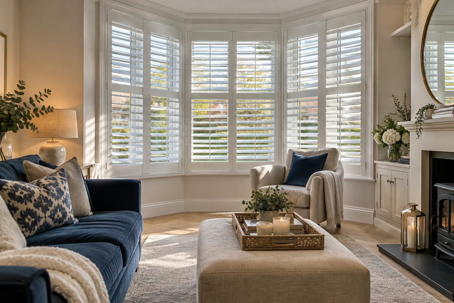 Village Blinds and Shutters promotional graphic celebrating the milestone of 250 five-star customer reviews across its blinds and shutters services.